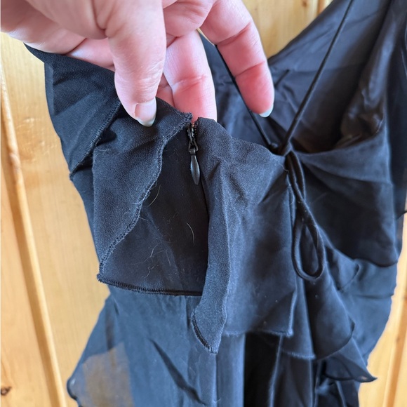 TCEC Black Ruffled Maxi Dress - Picture 4 of 5